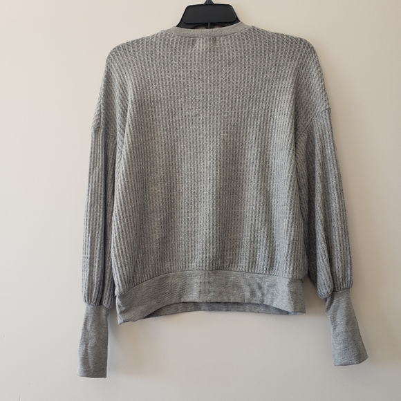 PST project social t XS waffle knit dolman sleeve shirt - Picture 3 of 4